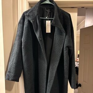 Eileen Fisher sheared suri alpaca Coat